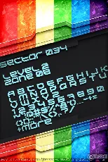 Sector 034 font