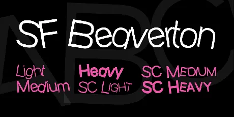 SF Beaverton font