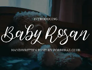 Baby Rosan font