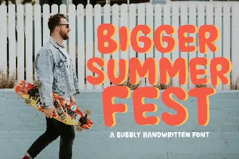 BIGGER SUMMER FEST font