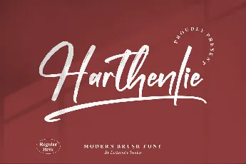 Harthenlie font