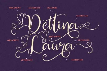 Dettina Laura font