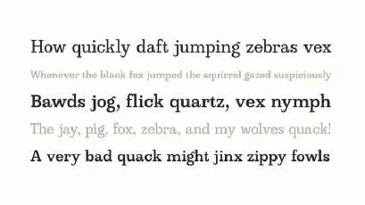 GFS Galatea Slab Serif font