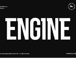 Engine font