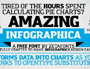 Amazing Infographic@ font