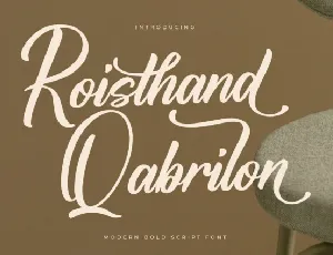 Roisthand Qabrilon font