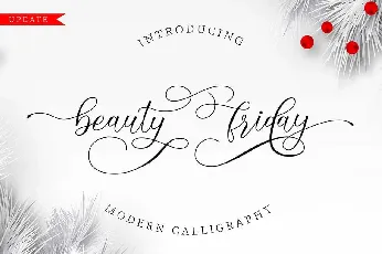 Beauty Friday Script font