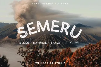 Semeru Sans font