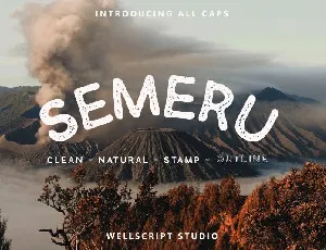 Semeru Sans font