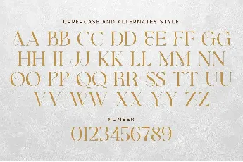 Glamore font