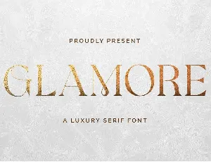 Glamore font