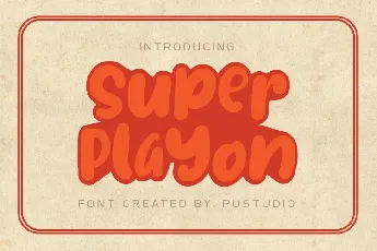 SuperPlayon font