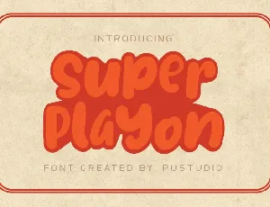 SuperPlayon font