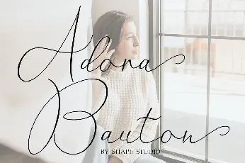 Adora Bauton font