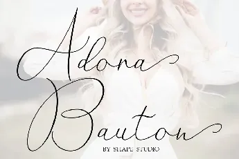 Adora Bauton font