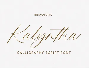 Kalyntha font