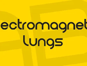 Electromagnetic Lungs font