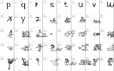 kidS Written font