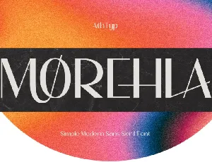 Morehla font