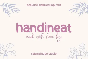 Handineat font