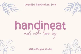 Handineat font