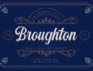 Broughton font