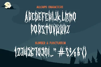 Creepy Broom font