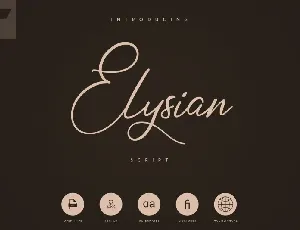 Elysian Handwritten Script font