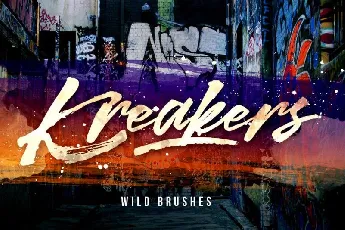 Kreakers Brush font