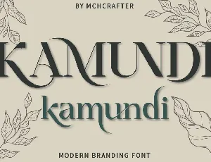 Kamundi font