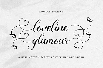 Loveline Glamour font