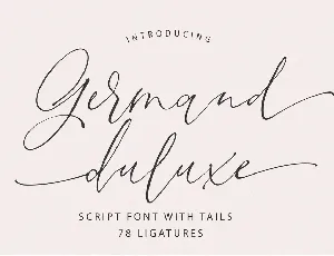 Germand Duluxe font