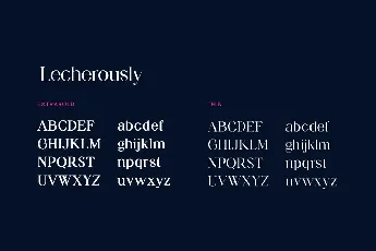 Lecherously font