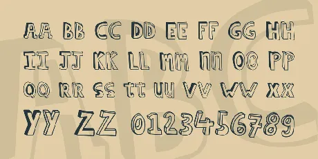 hildeCAPS font