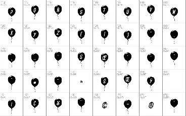 SF Balloons font