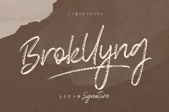 Brokllyng font