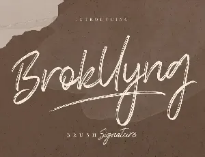 Brokllyng font