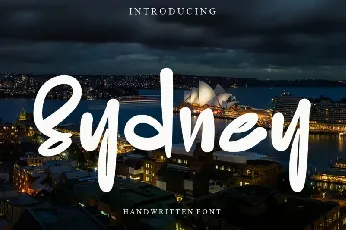 Sydney font