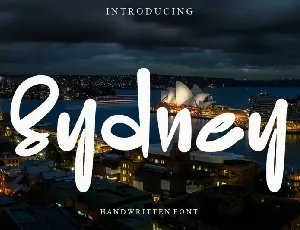 Sydney font