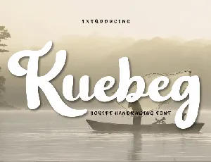 Kuebeg Script font