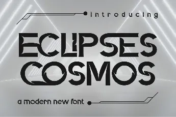 ECLIPSES COSMOS DEMO font