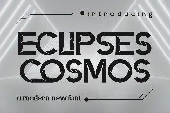 ECLIPSES COSMOS DEMO font