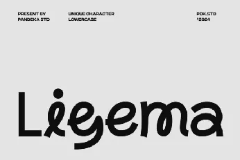 Ligema font