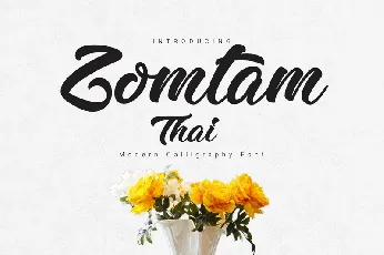 Zomtam Thai Script Free font