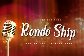 Rondo Ship Market font