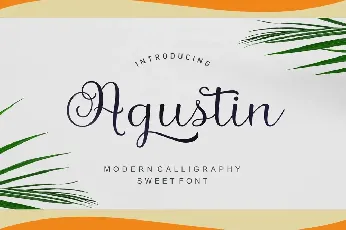 Agustin Script font