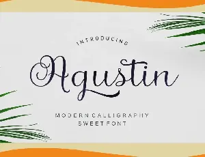 Agustin Script font