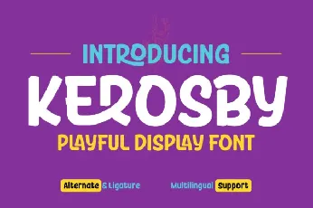 Kerosby font