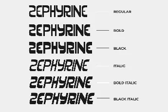 Zephyrine font