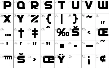 SF Automaton font